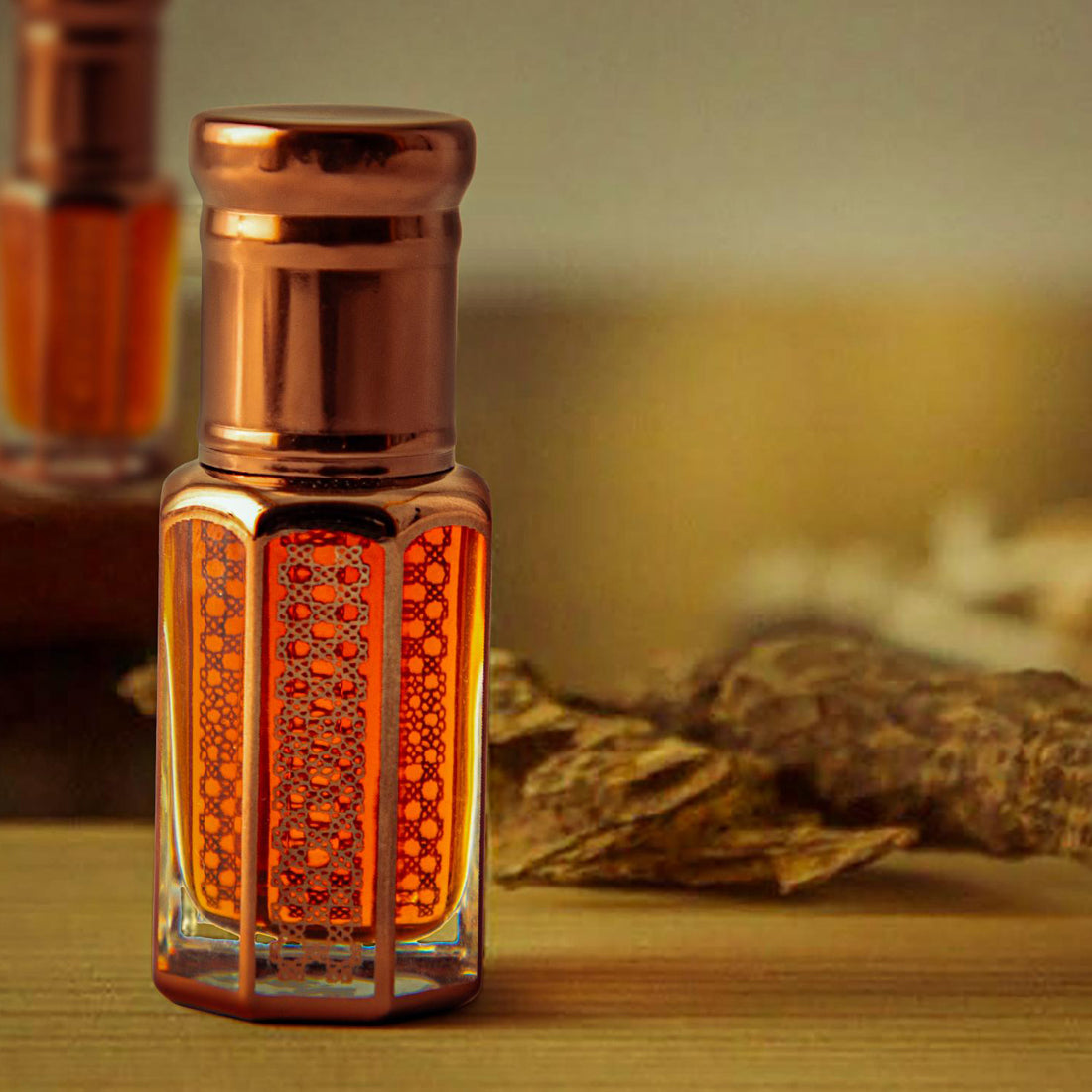 Pure Amber 12mL, Single Note 100% Pure Amber Perfume Oil (0.40 fl oz), Alcohol-Free
