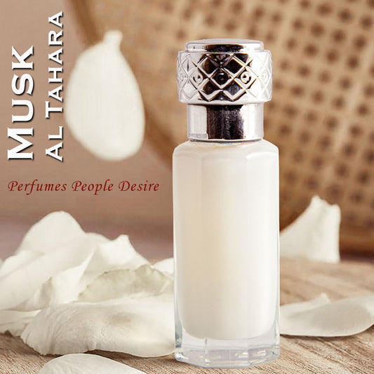 Musk Tahara 12mL (0.40 fl oz) Musk Al Tahara, مسك الطهارة الاصلي , Vegan, Cruelty Free, No-Alcohol, Product of U.A.E