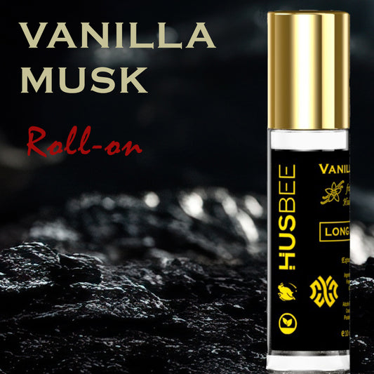 Vanilla Musk Oil 10mL Roll-on Bottle, Alcohol Free, Long Lasting Perfume Oil by Walee Fragrance Company